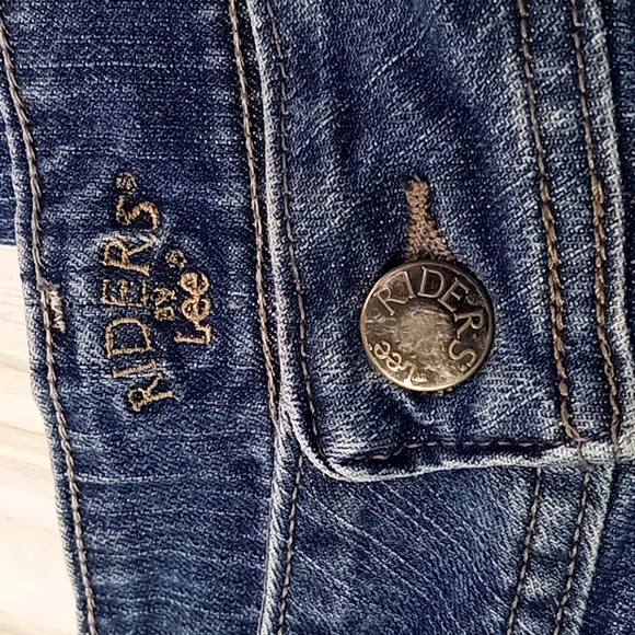 Riders by Lee Straight Leg Blue Jeans Size 6 Petite - Picture 16 of 16